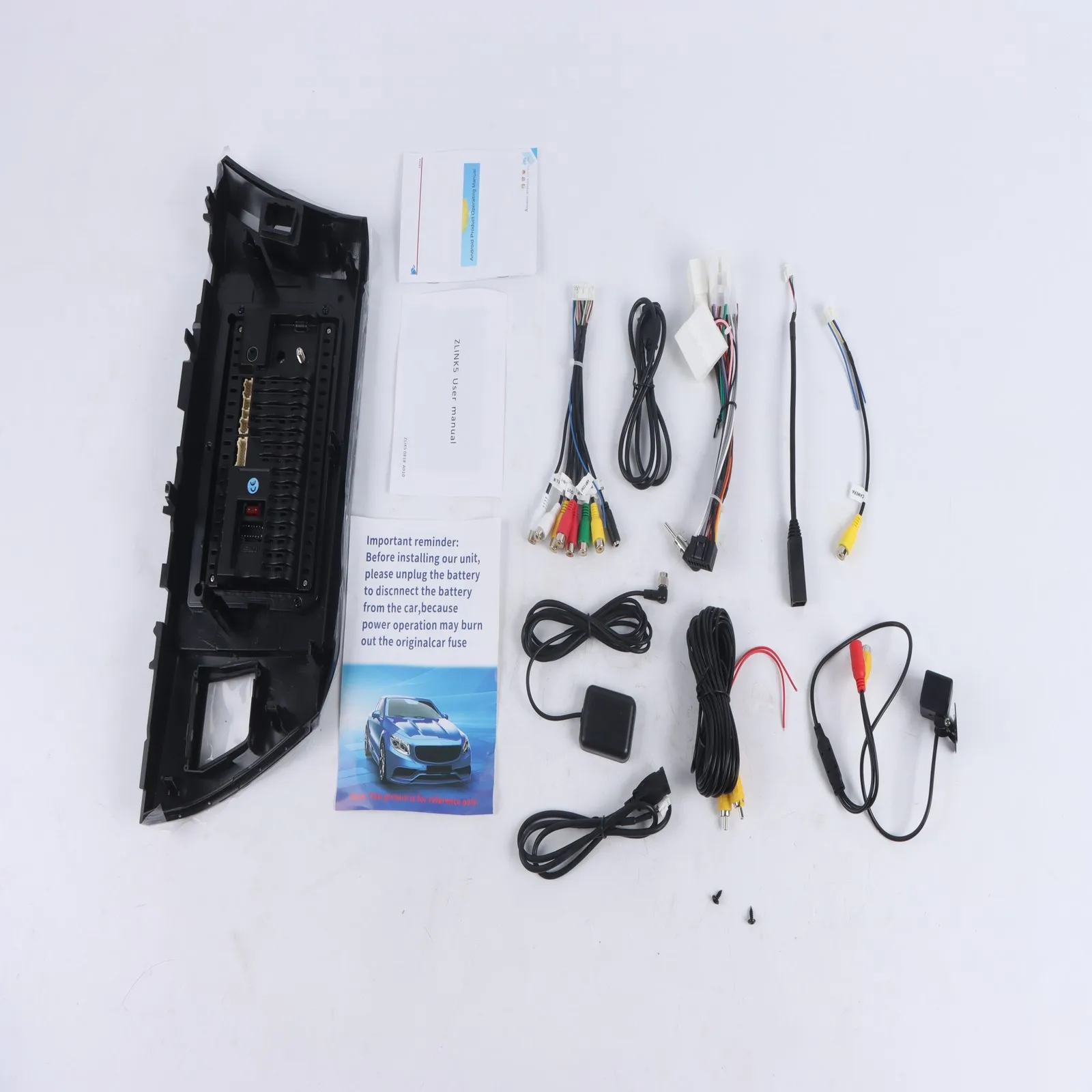 

1Set Android 12 Car Stereo Radio 10.1 Inch 1G 32G WIFI GPS Carplay Camera Support FOR Corolla 2014-2016 Spare Parts