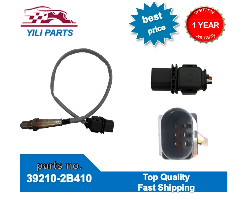 

Датчик кислорода 39210-2B410 подходит для HYDUNDAI i40 I (VF) 2012-2019 TUCSON (TL, TLE) 2015-2023 VELOSTER (FS) 2011-2017 KIA CARENS I