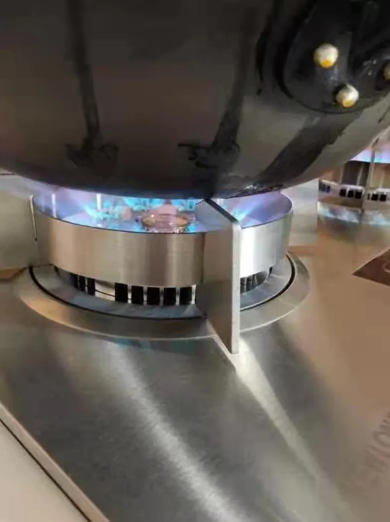 7kw Chức Năng Hẹn Giờ An Toàn 2 Chảo Brenner Schufele Chảo Burner Bếp Gas Giá Burner Nhà Bếp Được Xây Dựng-Trong Khí Burner