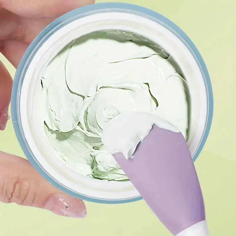 1 szt. Szczoteczka do czyszczenia, aplikator do maski błotnej, narzędzia do czyszczenia dla kobiet, piękno i zdrowie, dwustronne silikonowe pędzle do masek na twarz, do porów twarzy