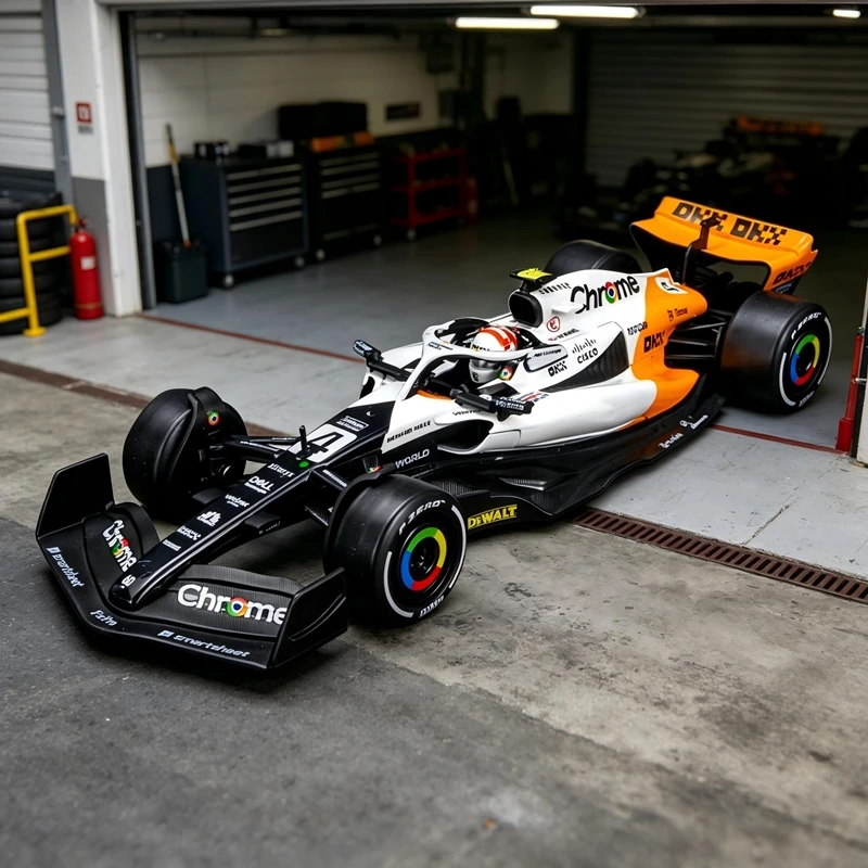 CCA 1:24 simulation McLaren MCL60 Moroccan Racing Alloy Car Model suitable for collection and can be given as a gift to friends