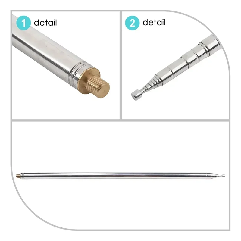 ABMF-Telescopic GP هوائي تلسكوبي 5.6M 18 4FT هوائي الموجات القصيرة لتقوم بها بنفسك هوائي V إيجابي