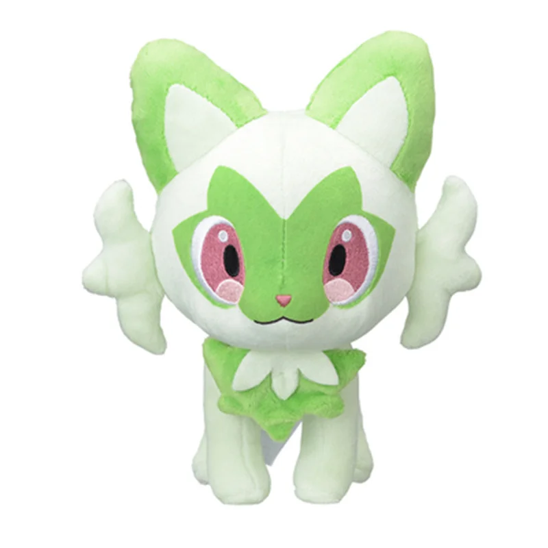 Original Pokemon Center E TAKARA TOMY Sprigatito Fuecoco Quaxly Bonecas De Pelúcia Anime Soft Stuffed Toy Presentes Para Crianças