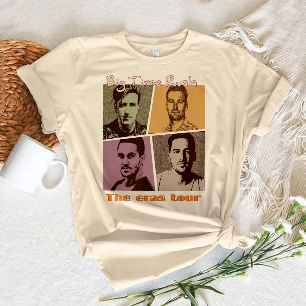 Big Time Rush t-shirts women graphic streetwear manga Tee female harajuku Japanese 2000s clothing