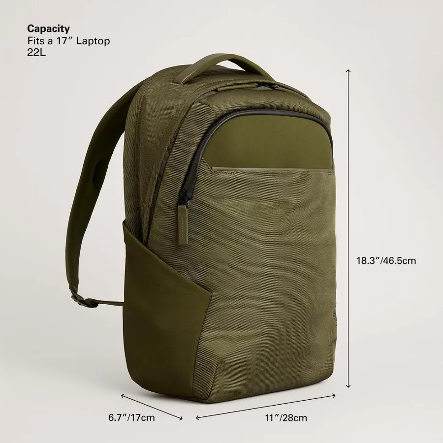 Troubadour Neo Backpack - 22L Lightweight Laptop Backpack - Ergonomic and Water Resistant - Versatile Style for Work and Travel