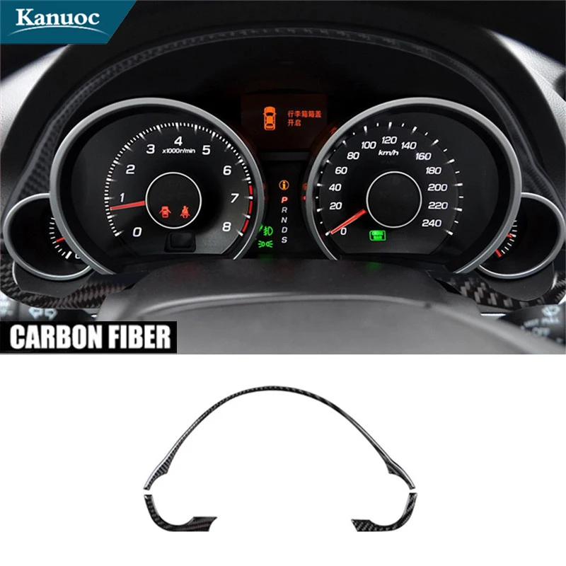 

Car Interior Decorative Accessories For Honda Acura TL 2009-2014 Without Navigation Carbon Fiber Speedometer Surround Stickers