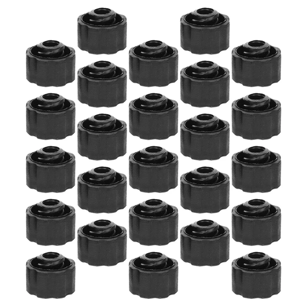 25Pcs Syringe Tip Caps PP Material Reusable Strong Dispensing Needle Tip Sealing End Caps for Laboratory Supplies
