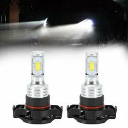 2PCS PSX24W LED 5205 DRL Fog Light Canbus For Jeep Grand Cherokee wk2 Wrangler jk Patriot Dodge Charger Chevrolet Captiva Subaru