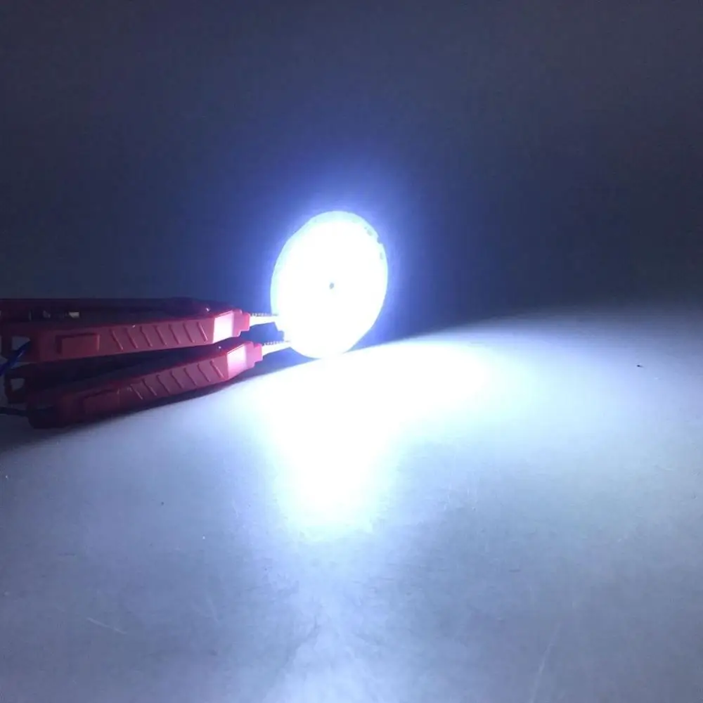 2W DC 3V 4V Round Warm/Cold/Red/Blue Light DIY Lamp Circular LED COB Lighting Lighting Components COB Chip Light Plate