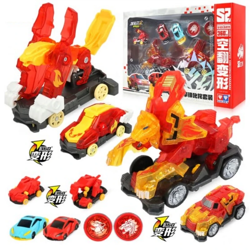 Screechers Wild Violence Transformation Anime Action Figure Robot Burst Deformation Car Beast Capture Chip Kid Toy Birthday gift