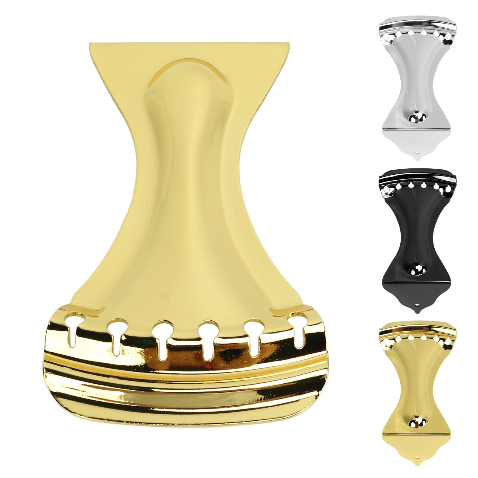 

Metal Guitar Bridge Tailpiece Guitar Tailpiece 6 String Bridge Alloy Easy Tuning Instrument Accessory for Maintenance