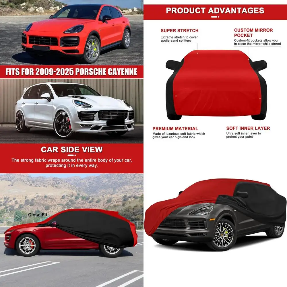 

Роскошный эластичный атласный чехол для автомобиля на заказ, для защиты от пыли, идеально подходит для гаражей и автосалонов, модели 2009-2025 годов