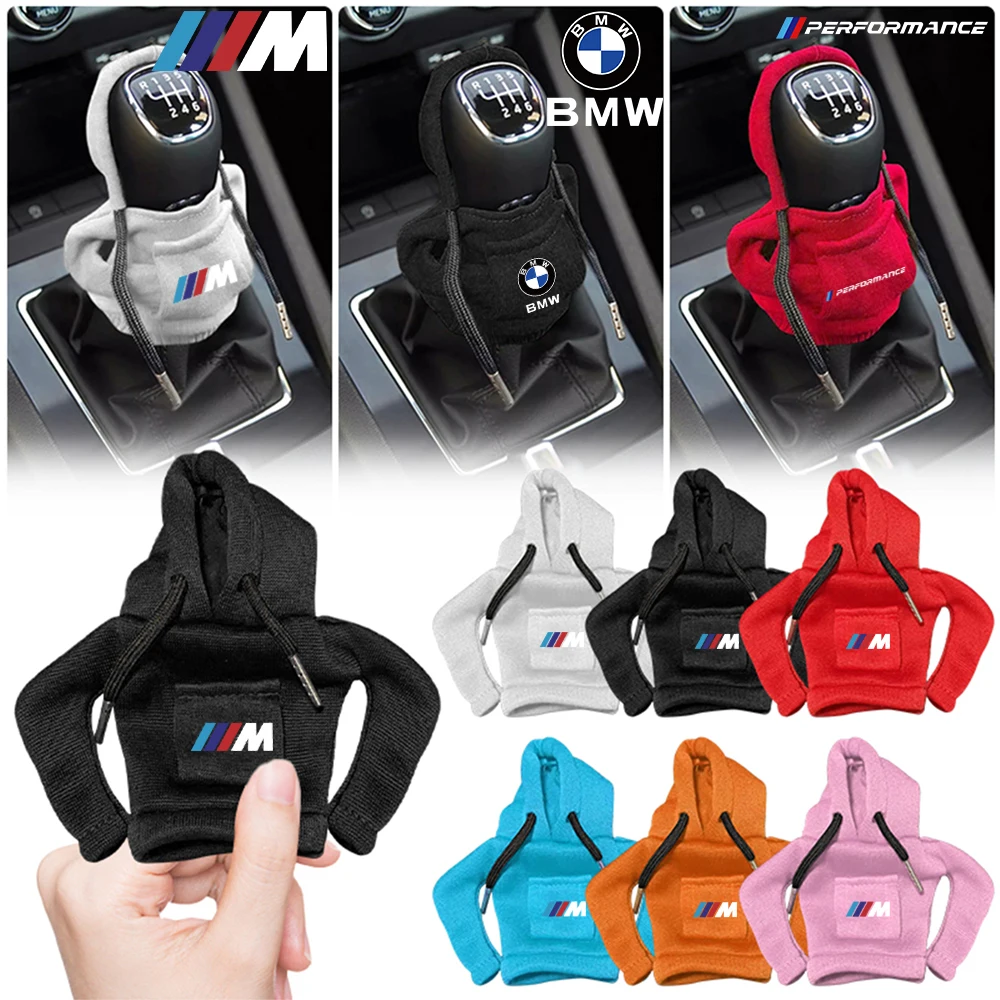 Copertura per pomello del cambio manuale a forma di hoodie per BMW M Performance M3 M5 M6 E46 E90 E60 E36 E87 F20 F01 F16