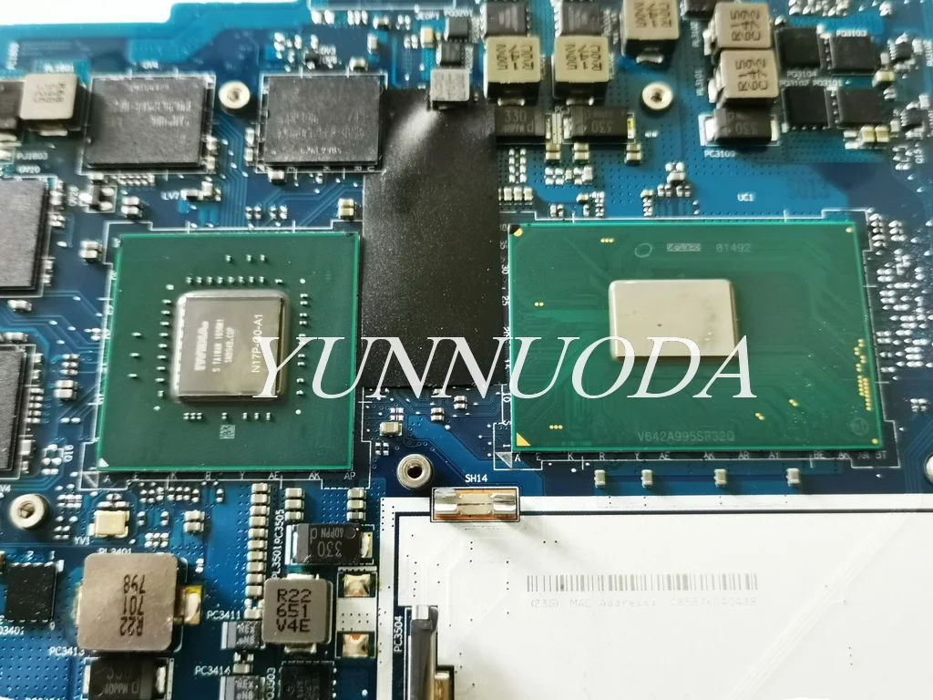 Imagem -04 - Placa-mãe do Portátil para Lenovo Nm-b191 Y52015ikbn I77700hq Cpu Gtx1050 2g 4g Gpu 100 Testado