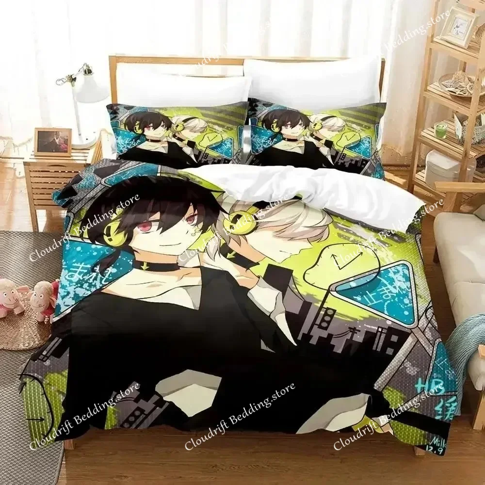 Kagerou Project Bedding Set Single Twin Full Queen King Size Bed Set Adult Kid Bedroom Duvet cover Sets 3D Anime Bed Sheet Set