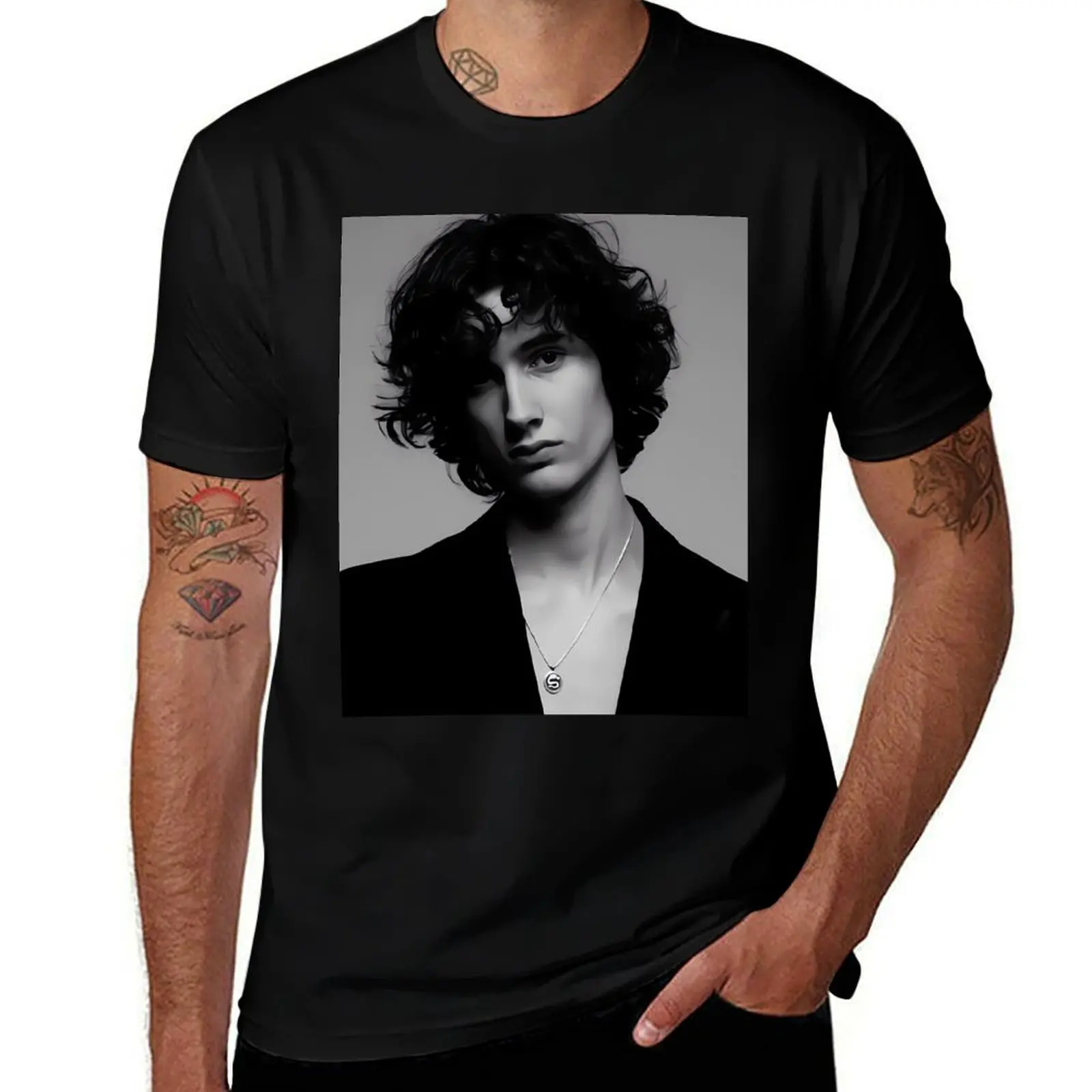 

Sombr T-Shirt plain funny costumes blue lock mens clothing