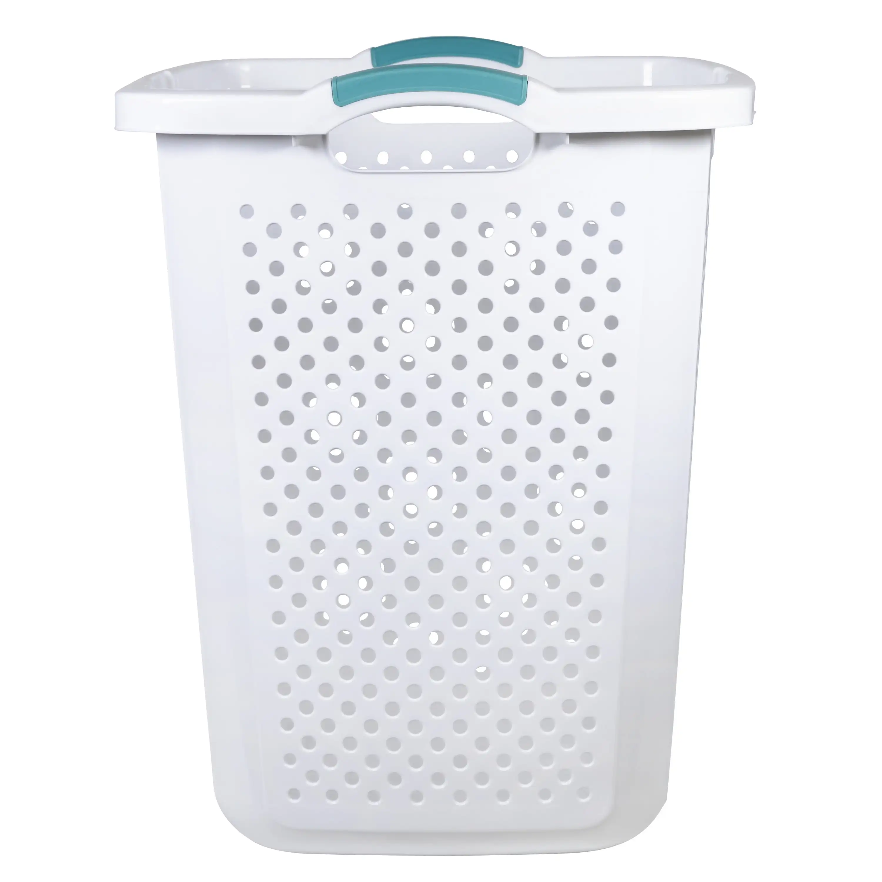 2.5 XL Plastic Laundry Basket Durable and Comfortable To Carry Extra Large Capacity Holds Up To 2.5 Bushels of Laundry