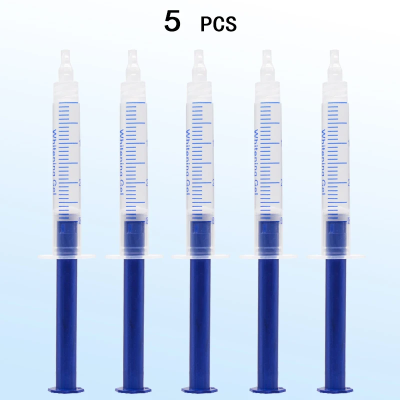 5 pcs 3ml Teeth Whitening gel light Dental Equipment 44% Peroxide Bleaching clareador dental gel pens wholesale