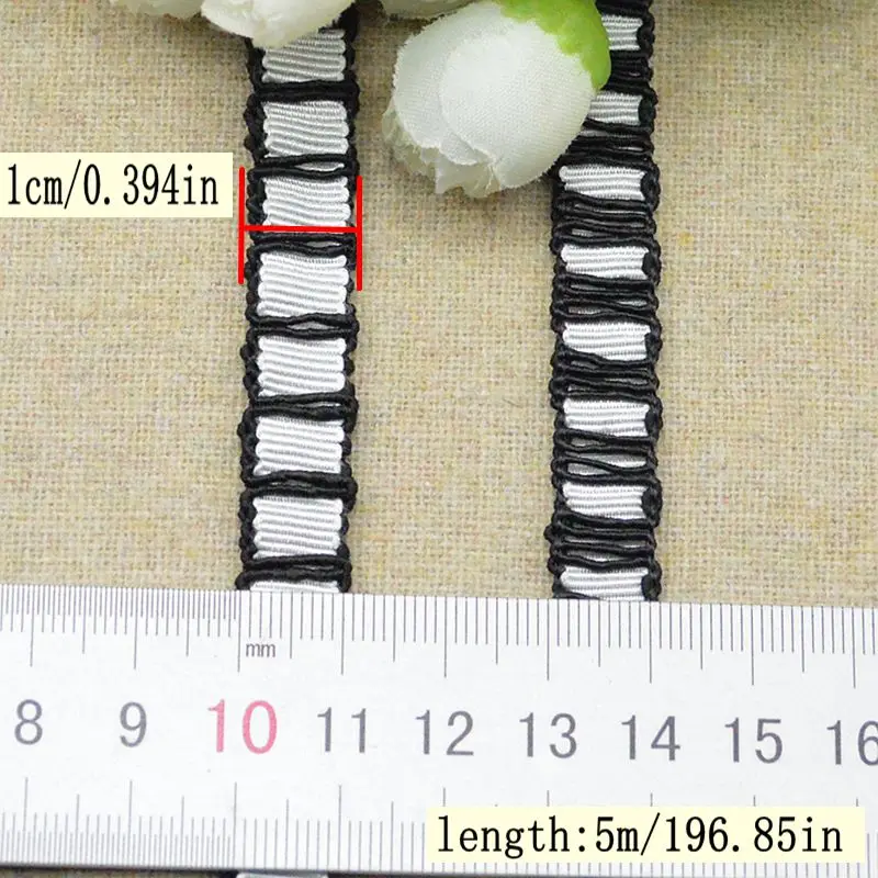 5Meter/16.4Ft Elke Pack Nieuwe Kleding Accessoires Diy Trouwjurk Rok Avondjurk Naaien Dameskleding vierkante Gezamenlijke Kant