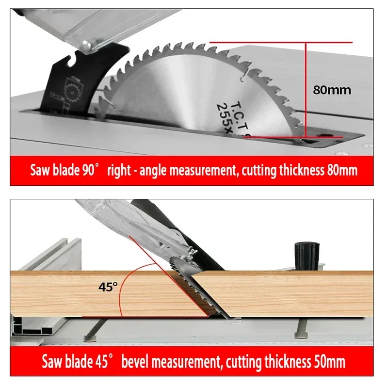 10-Inch  Miniature Woodworking  Saw - Multi-Function Precision Dust-Proof Decoration