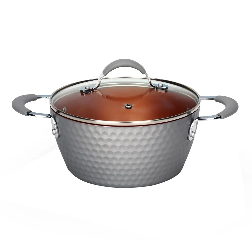 

Dutch Oven Pan with Lid - Nonstick Premium Kitchen Cookware 3.6-Quart