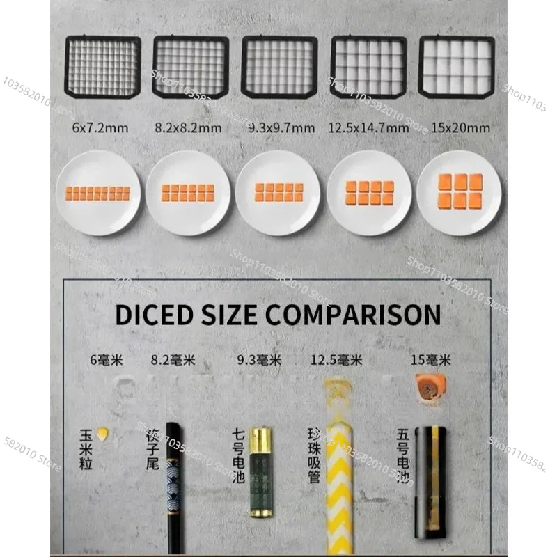 Automatic Multifunctional Vegetable Cutter Slicer Accessories