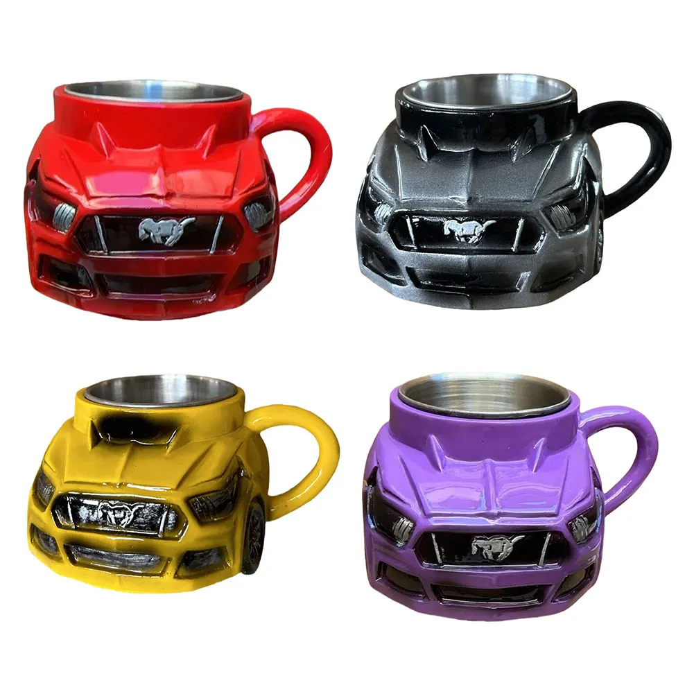 Car Shaped Coffee Mug Creative Coffee Cup Funny Novelty Drinkware Gifts for Men Boyfriend Dad Husband Car Lovers