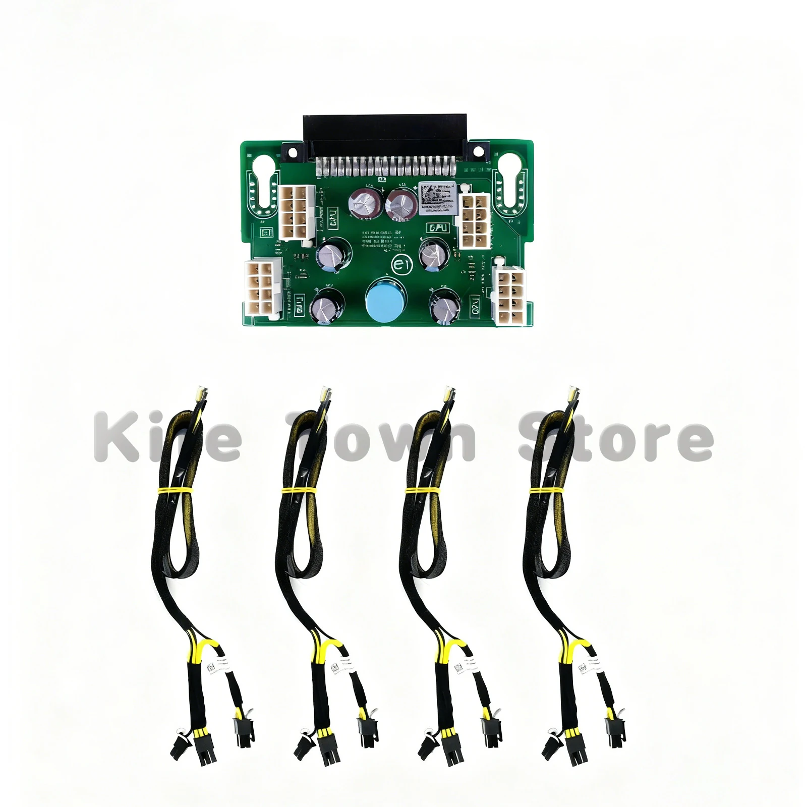 New GPU Power Supply Expansion Board & 4x Cables Compatible with Dell Poweredge T620 T630 T640 Server X7C1K DRXPD