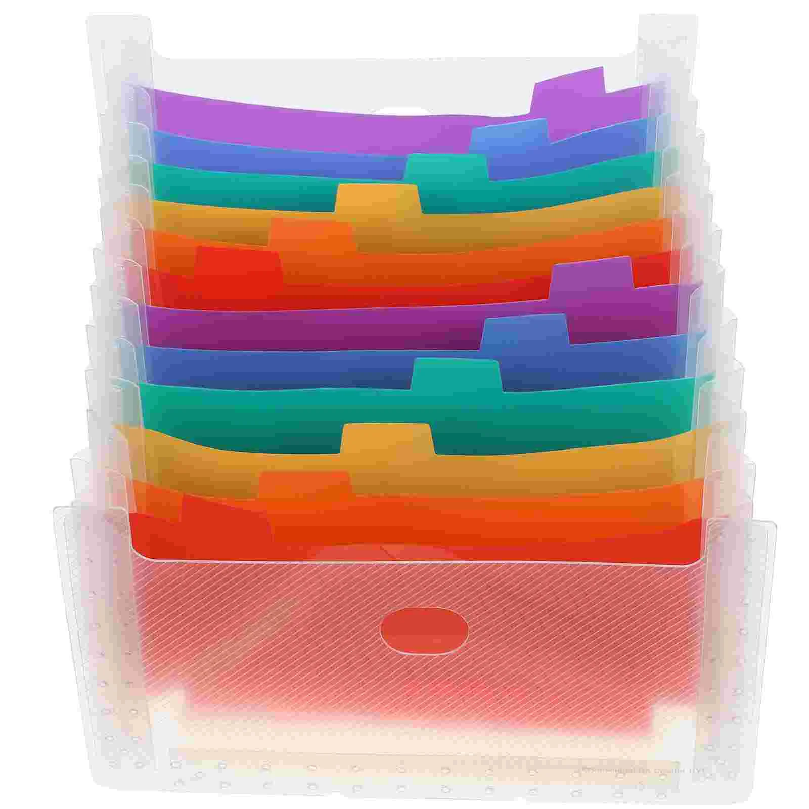 Folder Container Multi Pocket Large Capacity File Multi-layer Expandable Adjustable Portable Storage Bag