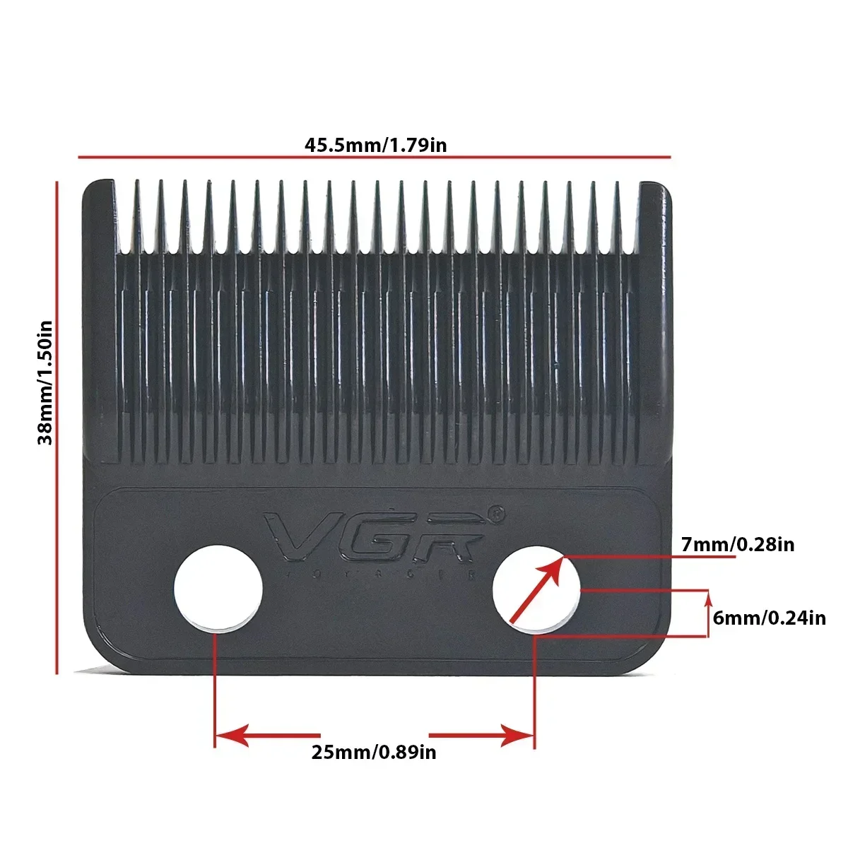 Professionelle VGR V-003 DLC Klinge Haar Clipper Klinge Trimmer Ersatz Original Cutter Kopf Zubehör Werkzeug