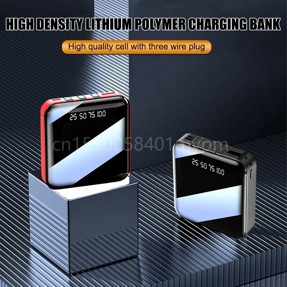 6000mAh Qi Wireless Charger Power Bank with Cable Mini Poverbank For iPhone 12 11 Samsung S20 Xiaomi Powerbank with Light