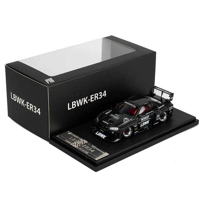 SW In Stock 1:64 LBWK Skyline GTR ER34 Super Silhouette Carbon