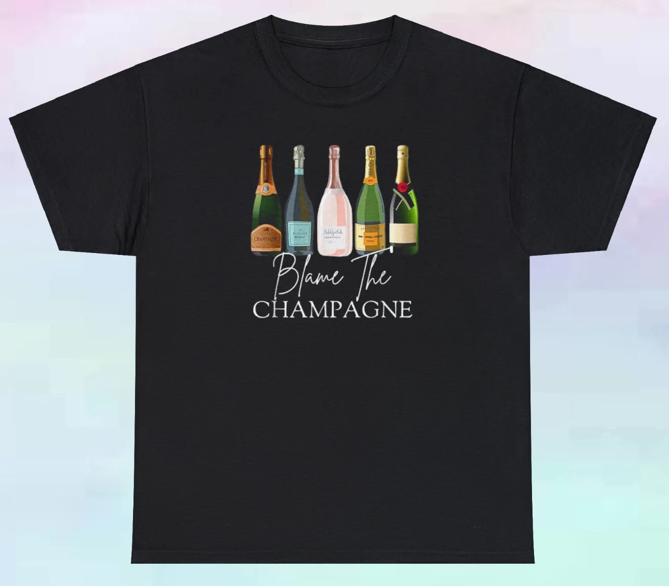 Unisex Blame The Champagne Shirt | Funny Bachelorette Drinking | S-5XL