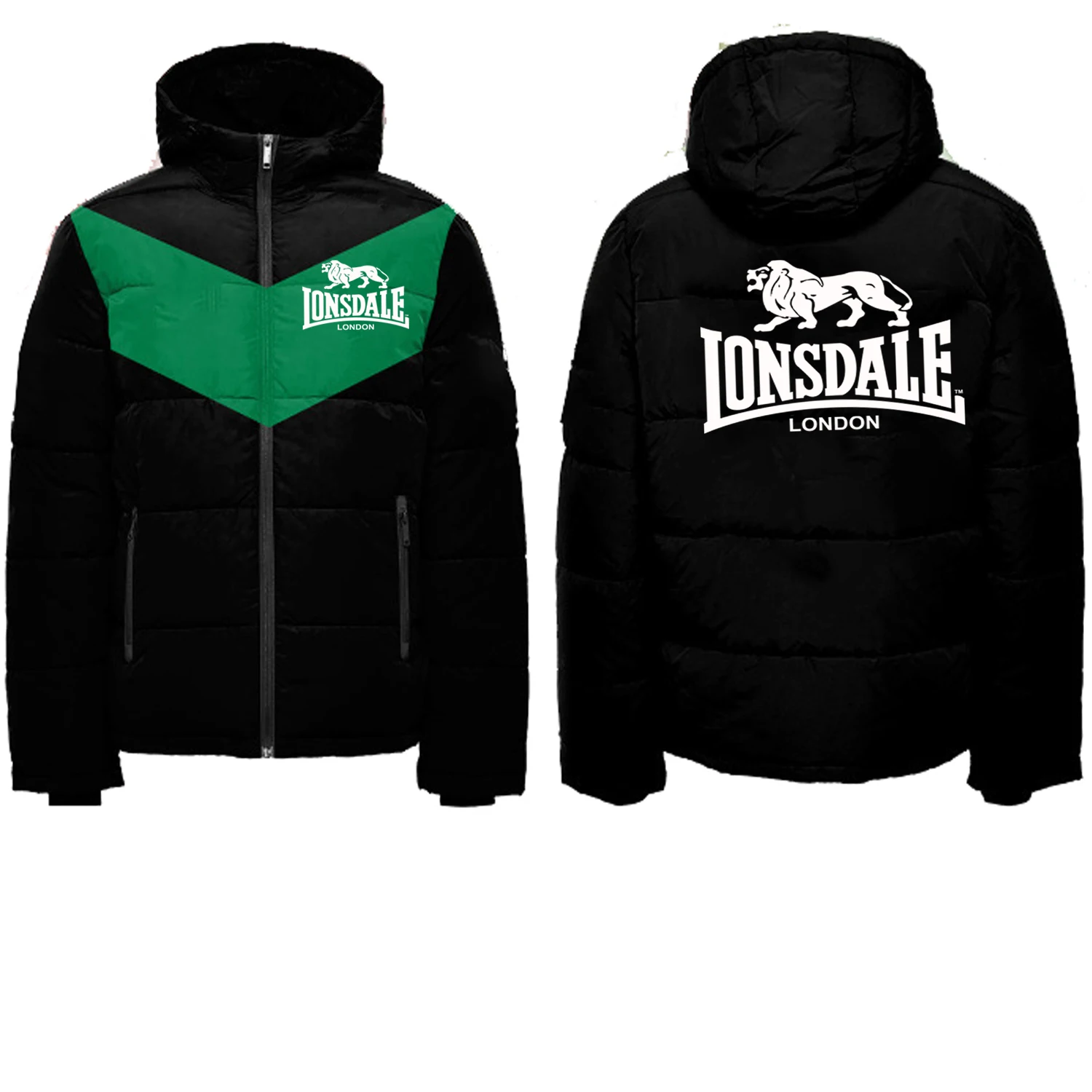 

The men's cotton jacket for the LONSDALE motorcycle off-road race is suitable for pairing with casual shoes and a top jacket