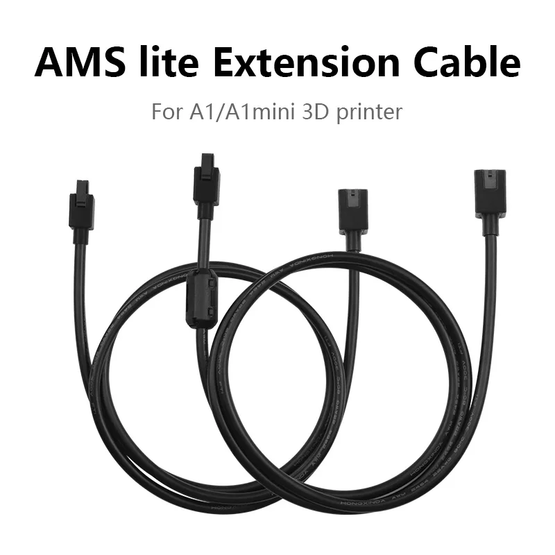 1pcs Bambu Lab AMS Lite 1M 4-pin Extension Cable For A1/A1mini 3D Printer