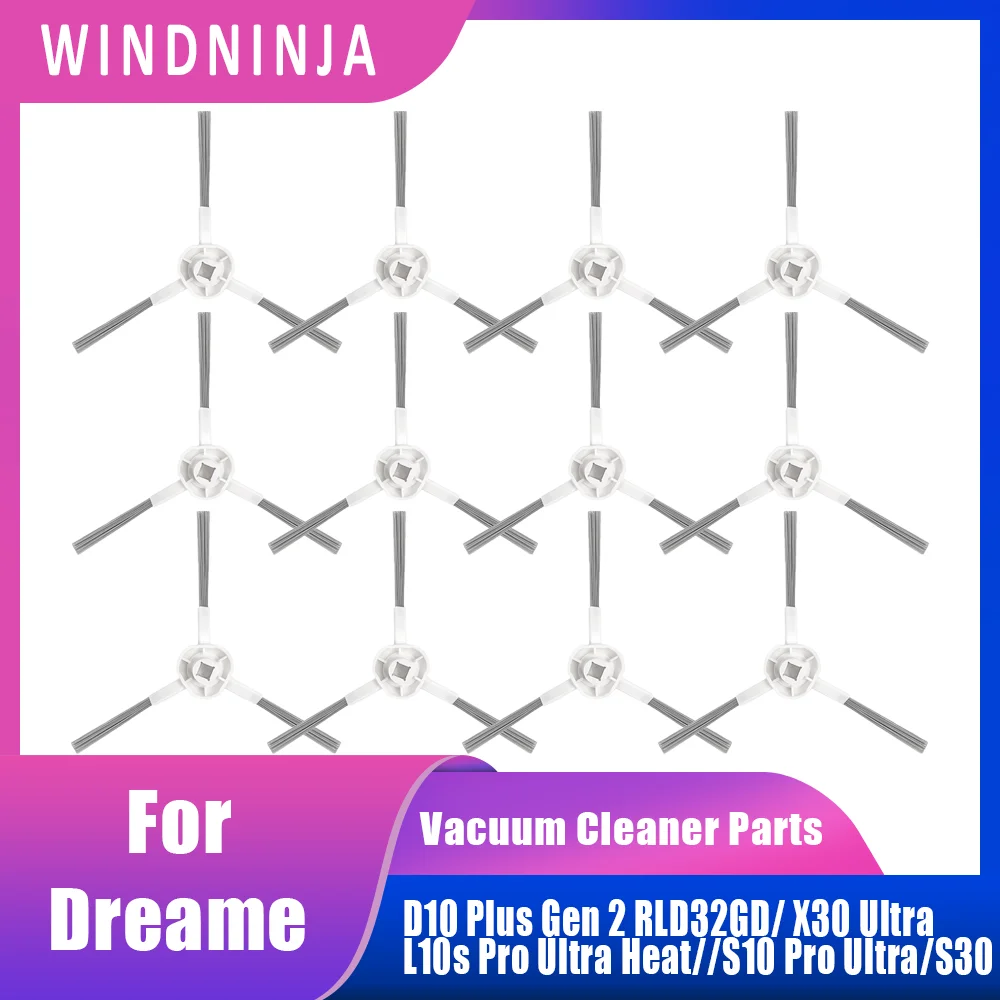 Side Brush Accessories For Dreame D10 Plus Gen 2 RLD32GD/L10s Pro Ultra Heat/X30 Ultra/S10 Pro Ultra/S30 Robot Deep Clean Part