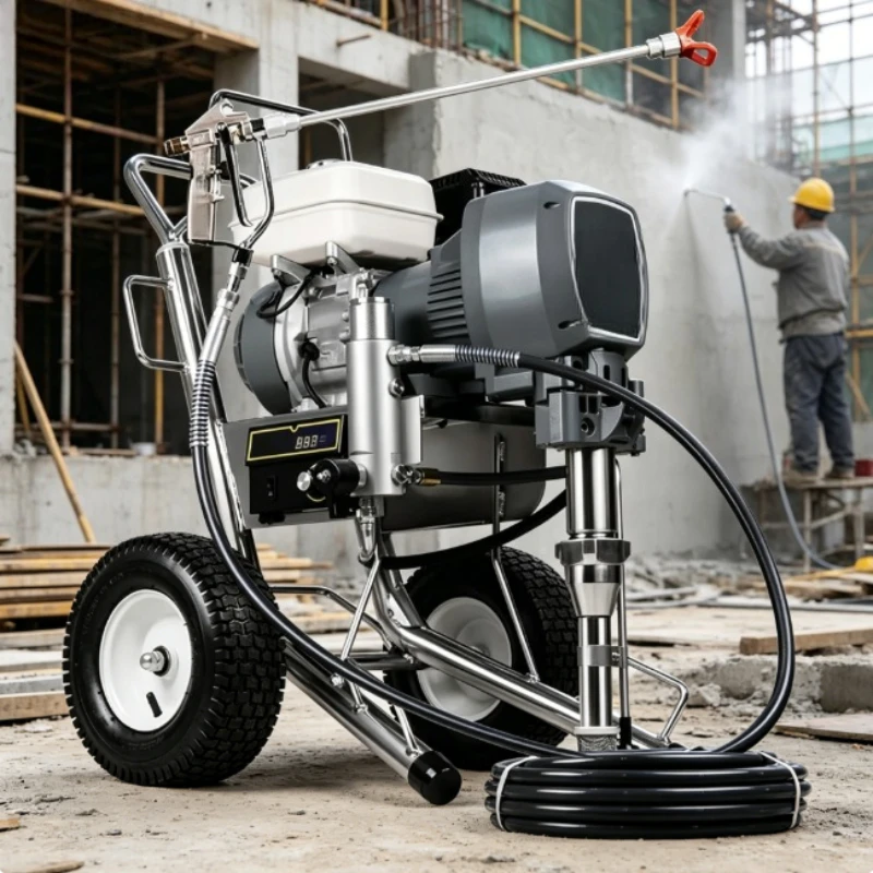 PU Foam Spraying Machine Portable Polyurethane Unit For Small Residential Anti-Leakage Thermal Insulation Coating Projects