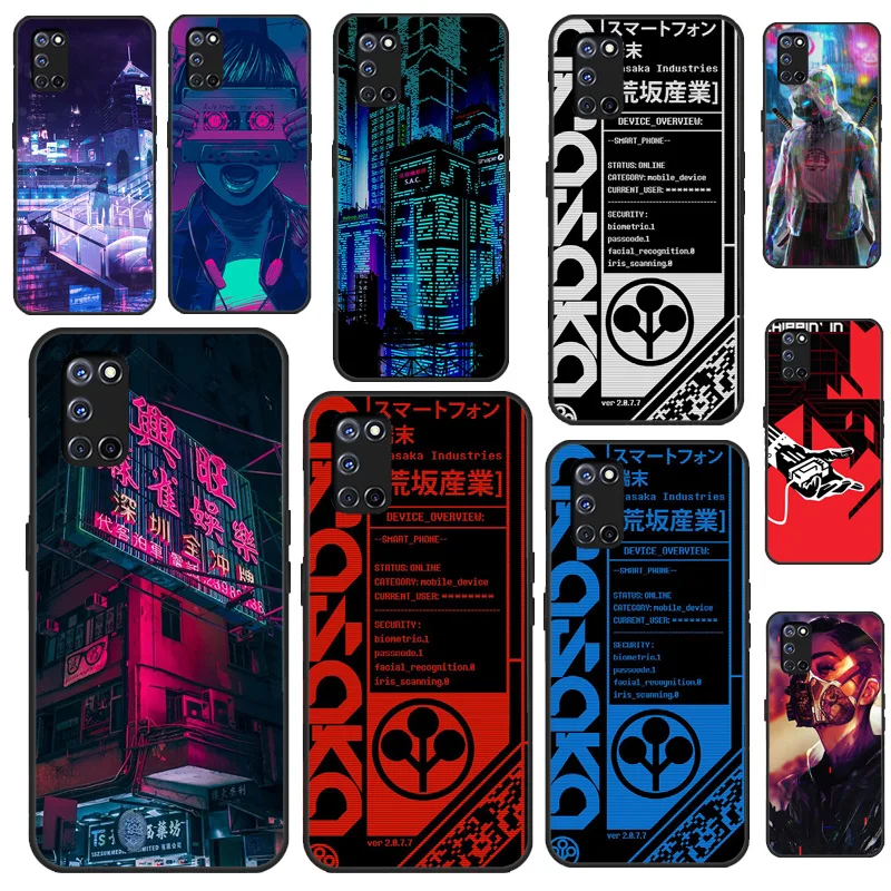 Cyber Style Punks For OPPO A72 A52 A5 A9 2020 A31 A53 A15 A91 Find X3 Pro Reno 2 Z F5 F7 A3S A5S Phone Case