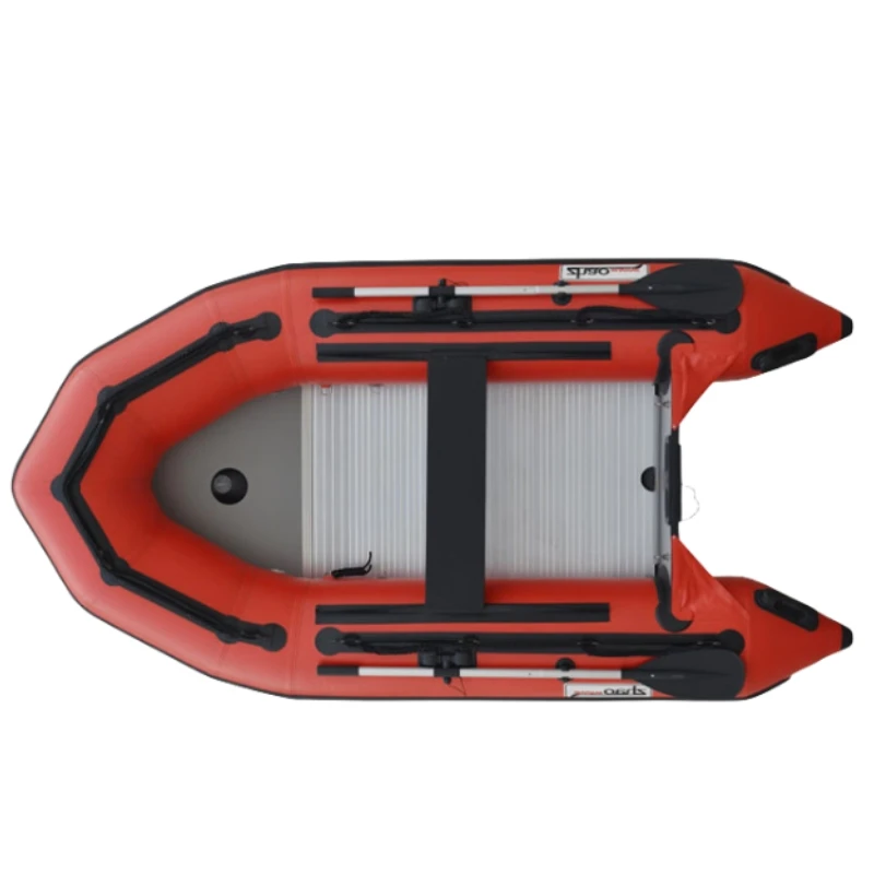 

Hot Sale 3.8m Inflatable Sport Fishing Boat With Aluminium & 1.2mm PVC for Rescue Floating Use on Lakes Rivers Ocean Waters