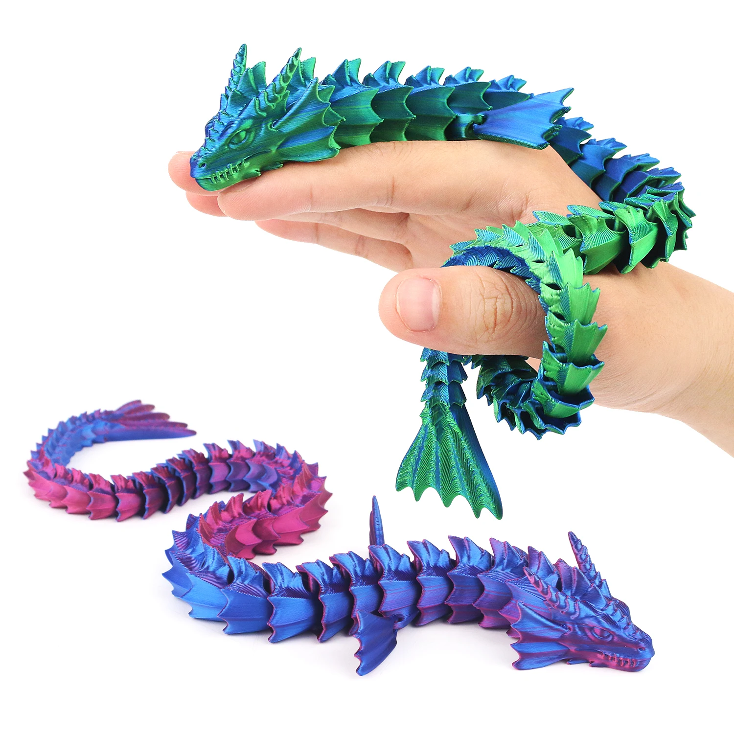 Sky Dragon Model Joint modello flessibile e mobile decorazione in rilievo con ciondolo giocattolo per bambini