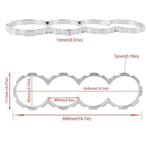Imagen 2 del producto Protector de bloque de motor de aluminio plateado para Honda Acura Civic B16 B18 1990-2001, accesorios de piezas de automóviles