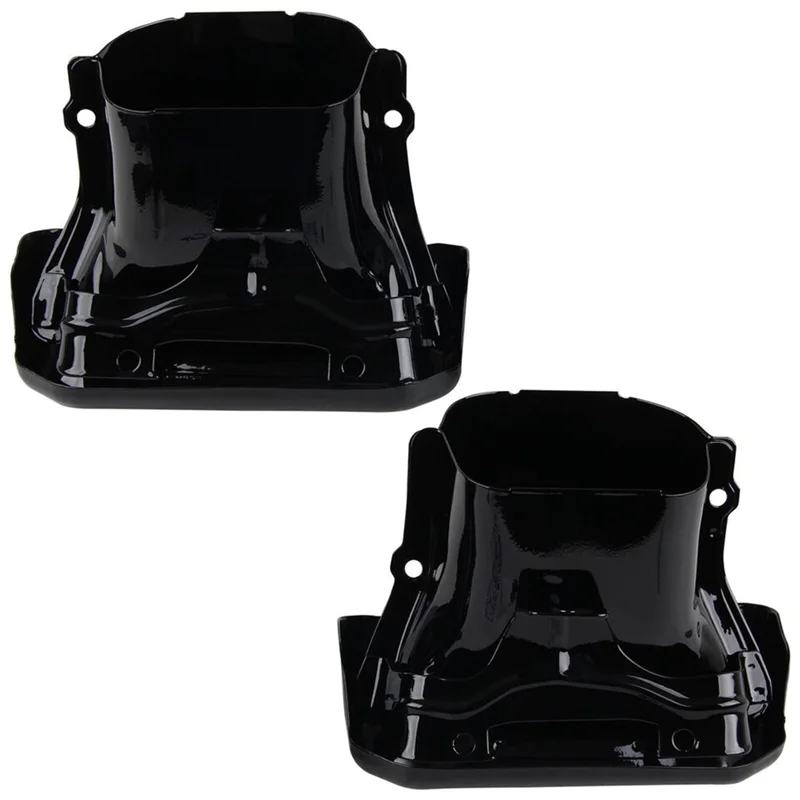 

2 PCS Car Left+Right Exhaust Bezels Black Metal For Chevy Silverado GMC 1500 Series 2019-2023 84434641 84434642 84667764