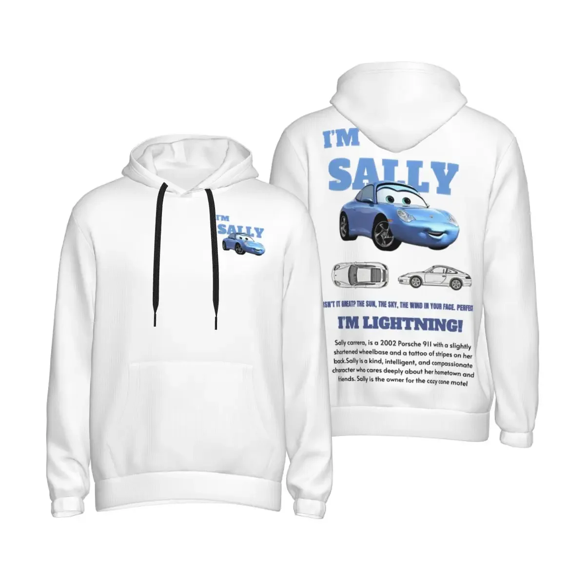 Lightning Mcqueen and Sally 95 Hoodie for Men Women and Kids Hoodies Sweatshirts  Family Matching Outfits Boys Clothes Girls