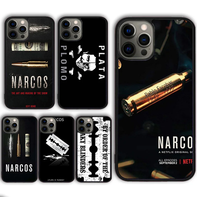 Plata O Plomo Narcos Pablo Phone Case Cover for iPhone 16 15 SE2020 13 14 11 12 Mini Pro Max 6 7 8 Plus  coque fundas Shell