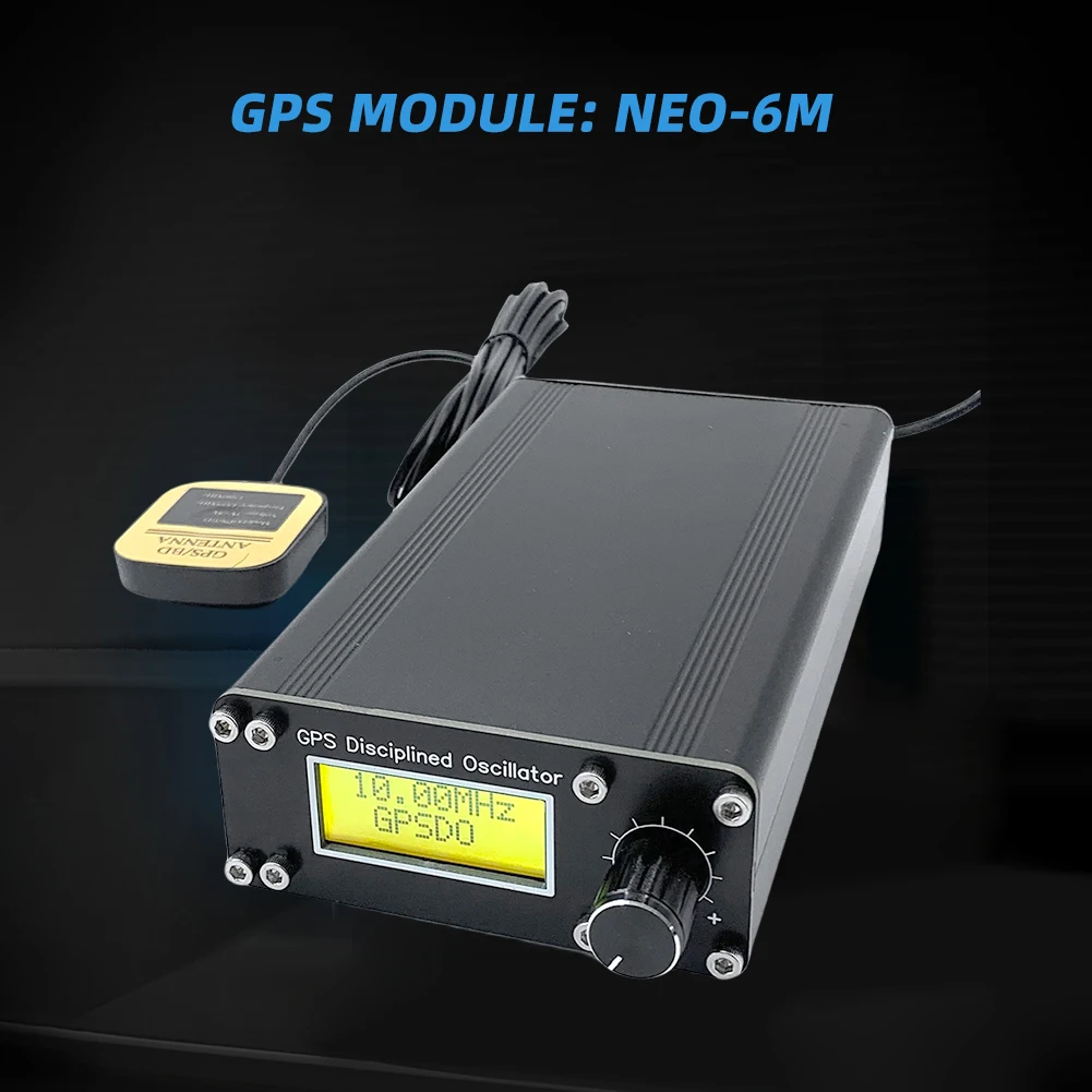 GPSDO GPS Disciplined Oscillator Color Display OCXO Frequency 10MHz GNSS GPS Disciplined Clock Square Wave Output