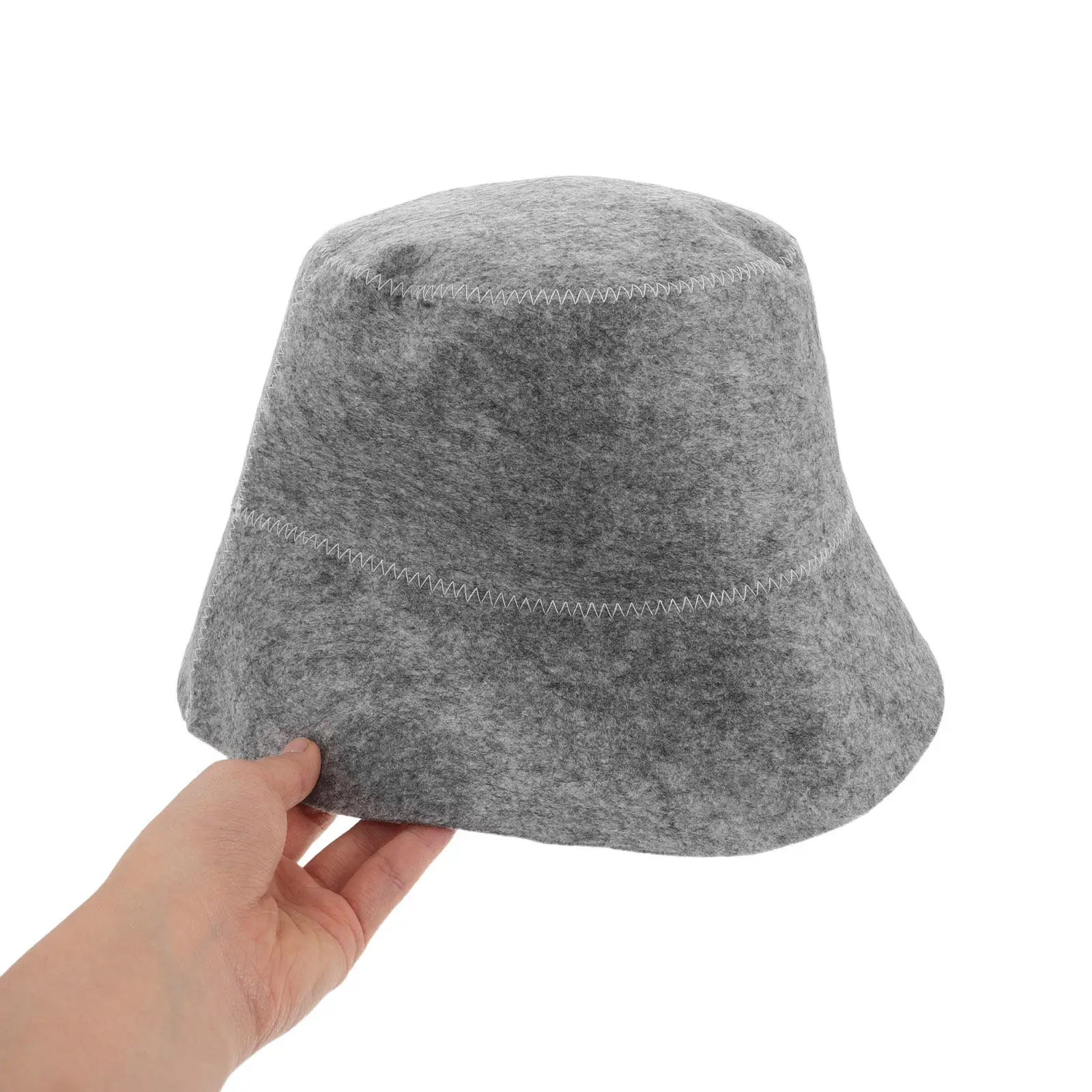 3Pcs Wool Felt Sauna Cap Moisture Wicking Thermal Steam Cap for Sauna Bath Hot Tub Vaporarium Banya Russian Spa Accessories