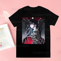 Ado WORLD TOUR Tee Women's Short Sleeve Round Neck T-Shirt White T Shirt Women Graphic Tees Unisex Tops Tshirt