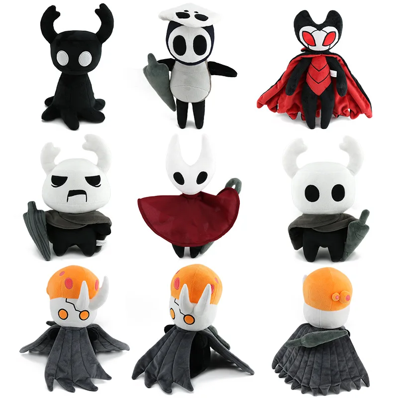 New Hollow Knight Plush Toys Cute Soft Stuffed Cartoon Anime  Dolls For Kid Birthday Christmas Gift