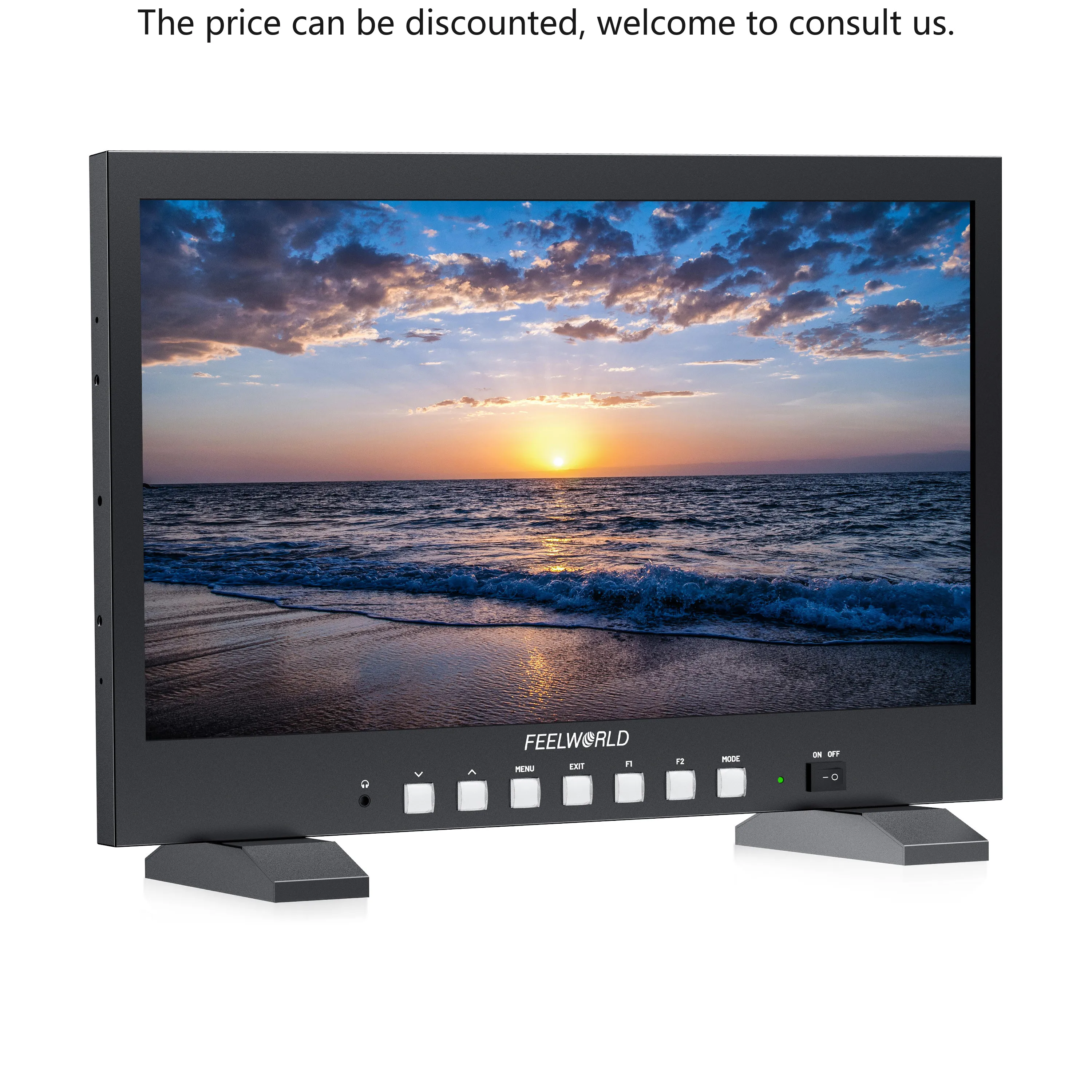 

FEELWORLD FVM215-1000 21.5-inch Pro Studio LCD Monitor 1000nit Full HD IPS 4K60Hz HDMI 3G-SDI Factory Direct Custom Monitor