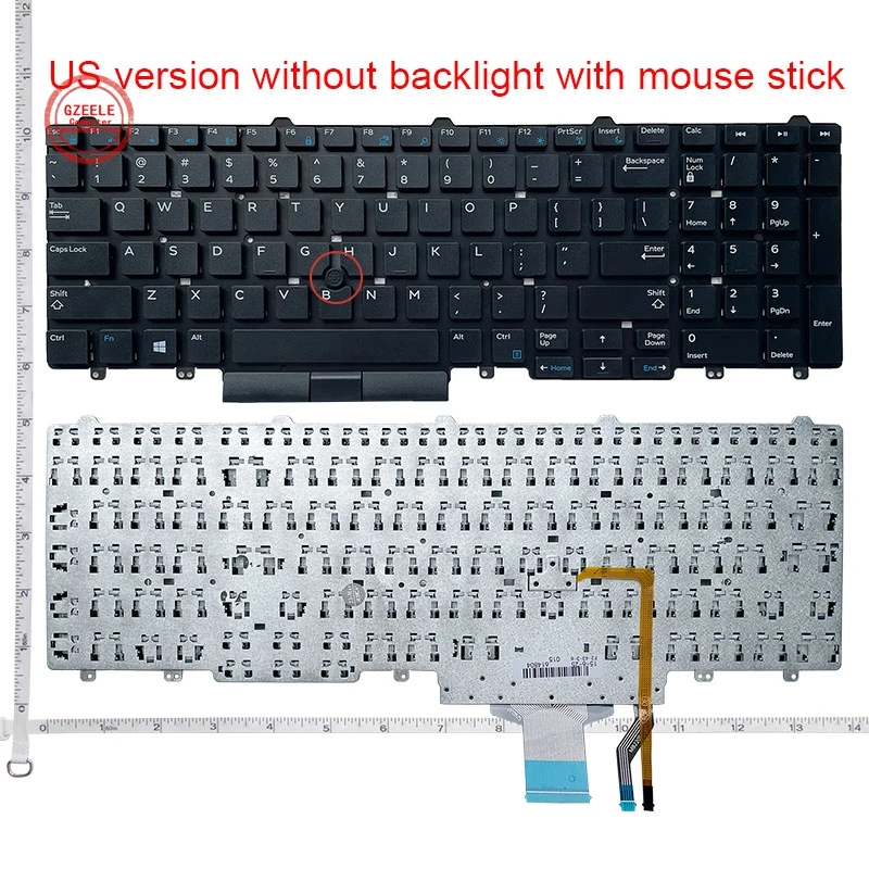 US Keyboard For Dell Latitude E5550 E5570 E5580 E5590 M3510 M7510 M7720 M7520 3510 7510 7710 7720 7520 3520 P53F Backlight